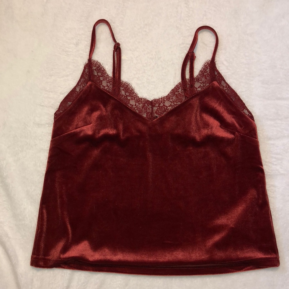 dainty lace tank top